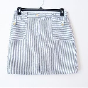 J. McLaughlin seersucker skirt with pockets size 10
